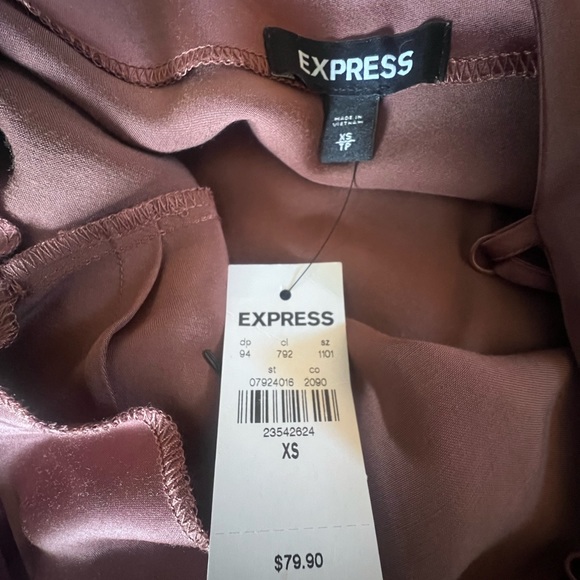 NWT Express brown Midi Dress - Picture 2 of 4